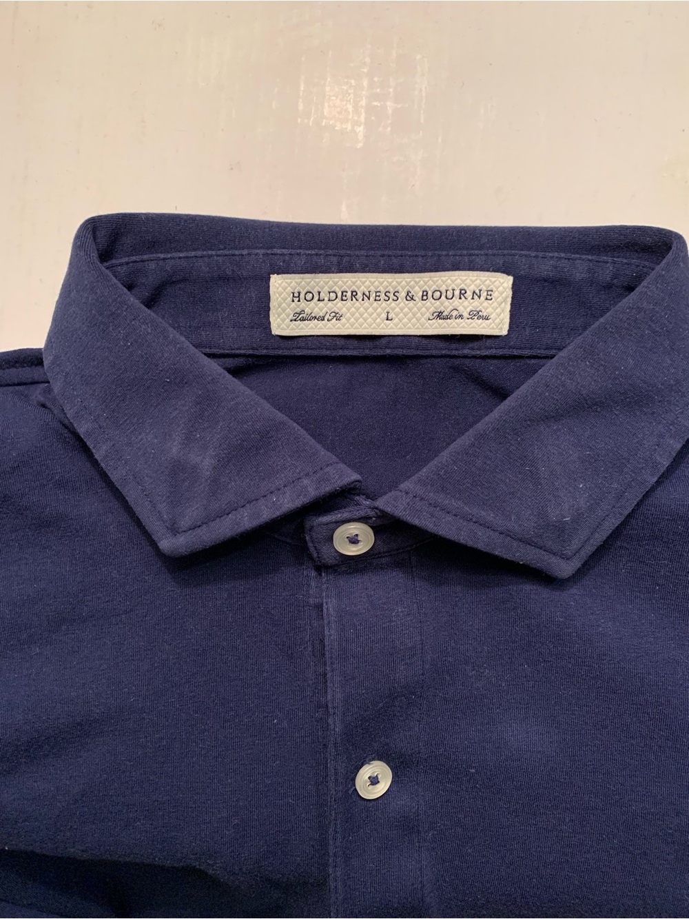 Holderness & Bourne Polo Shirt Golf Tailored Fit with Logo Embroidery - Picture 3 of 13
